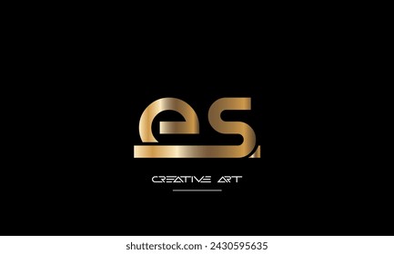 ES, SE, E, S abstract letters logo monogram