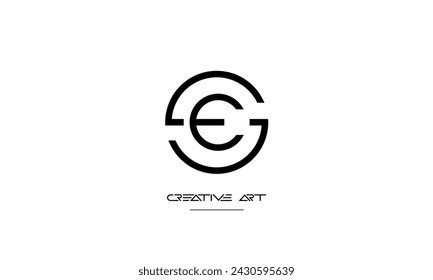 ES, SE, E, S abstract letters logo monogram