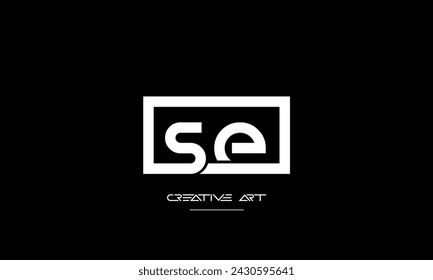 ES, SE, E, S abstract letters logo monogram