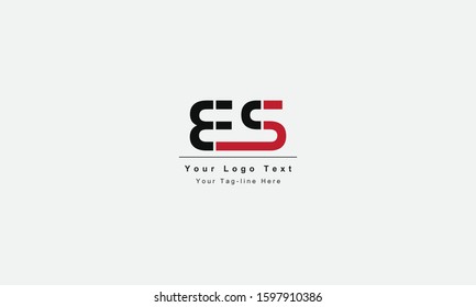 ES SE letter logo. Unique attractive creative modern initial ES SE E S initial based letter icon logo