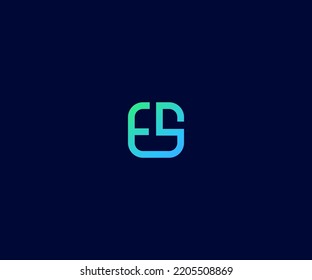 Es, se Letter Logo Vector Template Abstract Monogram Symbol