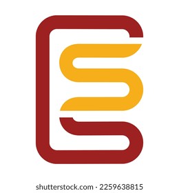 ES SE logo icon template