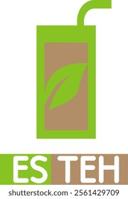 Es Teh Ice Tea Logo Dagang