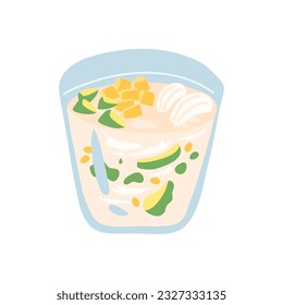 es teller or indonesian fruit cocktail