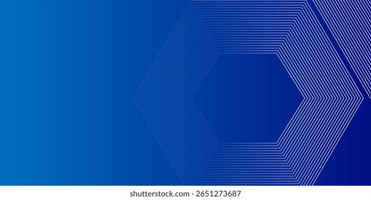 Esagono esagono Blue Tech Finanças Fintech Fundo Motivo Pixel astratto. Astratto Business Tech Semplice Arte Moderna Astratto