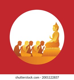 ESALA POYA DAY VECTOR POST DESIGN