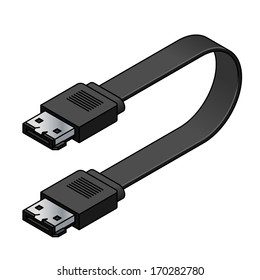 An eSATA cable.