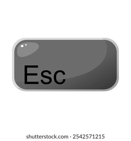 Esc key button or key board for computer or laptop