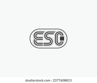 Design des Layouts für das Logo des ESC-Briefes Ver-Logo