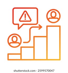 Escalation Icon Element For Design