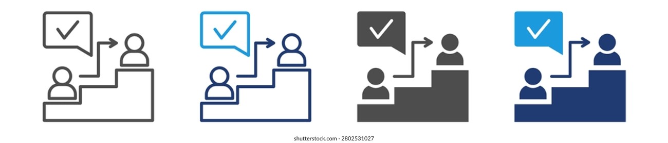 escalation icon set multiple style