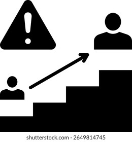 Elemento de ícone de matriz de escalonamento para design