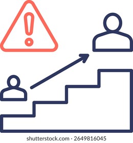 Elemento de ícone de matriz de escalonamento para design