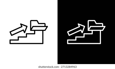 Versión de dos tonos en fondo blanco y negro