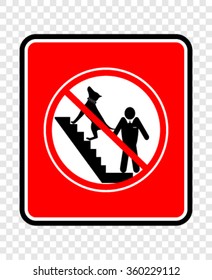 escalator, dog, men