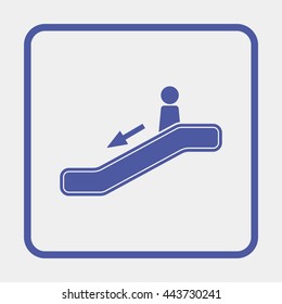 Escalator down Icon.