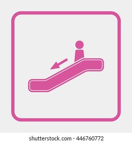 Escalator down Icon.