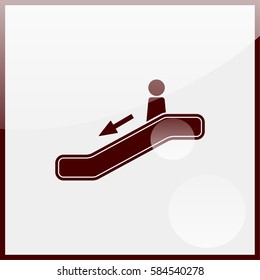 Escalator down Icon.
