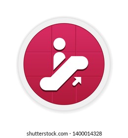 Escalator - Going Up - Vector App Icon