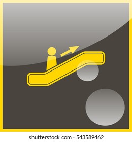 Escalator up Icon.