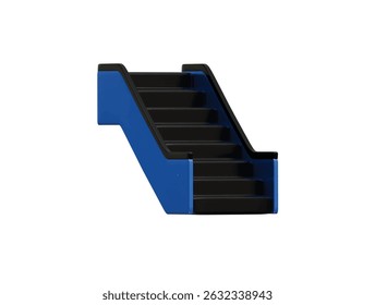  escalator icon 3d illustration render

