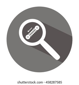 Escalator  icon .Flat design.