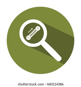 Escalator  icon .Flat design.