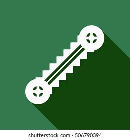 Escalator  icon. Flat design.