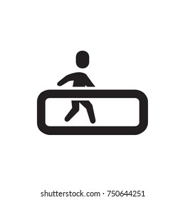 escalator icon illustration isolated vector sign symbol