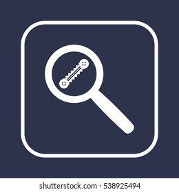 Escalator    icon, isolated. Flat  design. 