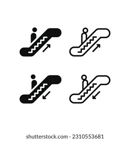 Icono de escalador aislado en fondo blanco