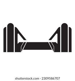 Escalator icon logo symbol,illustration design template.