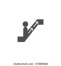 escalator icon. sign design