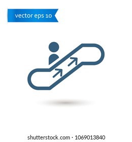 escalator. escalator icon. sign design. Vector EPS 10.