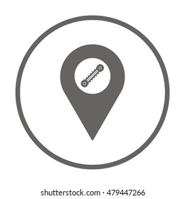  Escalator icon ,vector. Flat design.