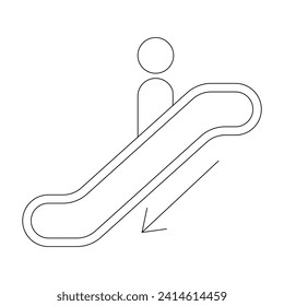 diseño de ilustración vectorial de iconos de escalación