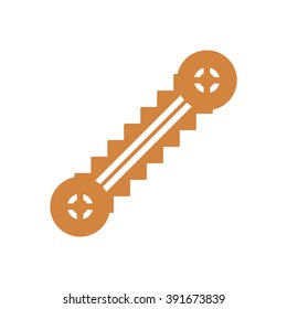 escalator  icon, vector illustration. Flat design style