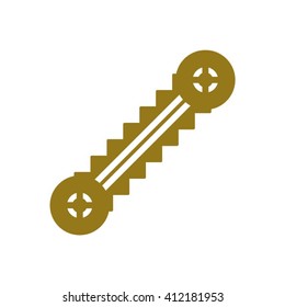 escalator  icon, vector illustration. Flat design style