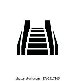 símbolo de signo vectorial de icono de escalación aislado