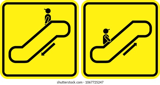 escalator information signal