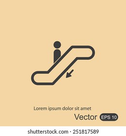 escalator Information signal
