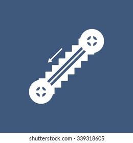 escalator Information signal, vector design