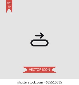 Escalator, public transport vector icon, illustration symbol