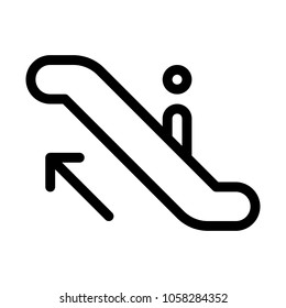 Escalator Up Sign