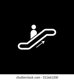  Escalator  - vector icon