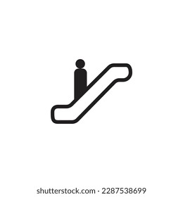 Icono del vector del escalador, en fondo blanco.