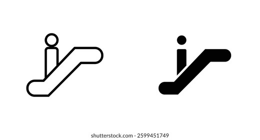 Escalatoricons for ui. vector illustration