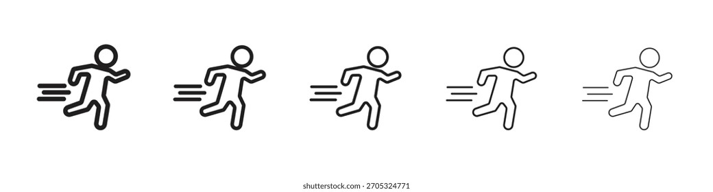 Diseño de icono de escape, logotipo, App, interfaz de usuario. Ilustración vectorial, EPS