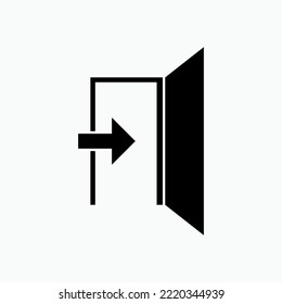 Entfliehen Sie dem Symbol. Beenden Sie das Symbol beenden.