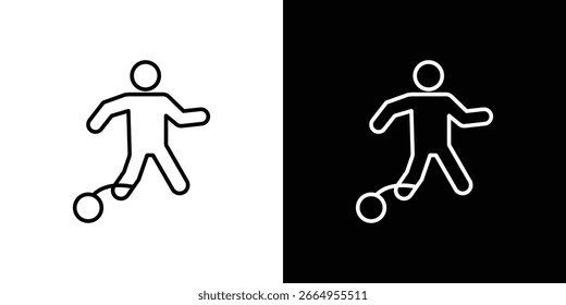 Ilustración vectorial de icono de escape - iconos de vector de estilo negro de alta calidad